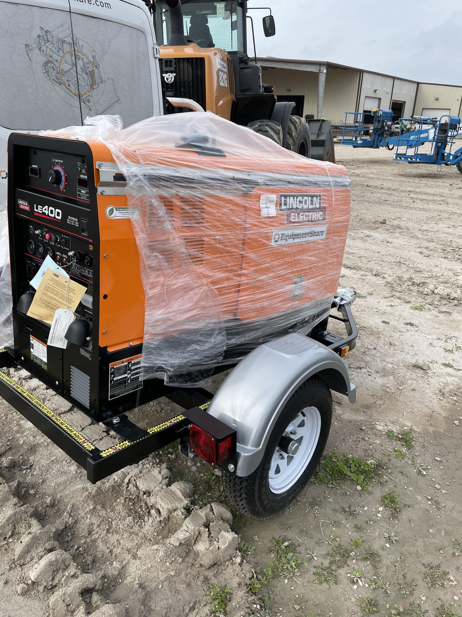 2023 Lincoln Electric LE400 Kubota V1505, Trlr, Cable Rack, Light Kit, ES Decals, T3