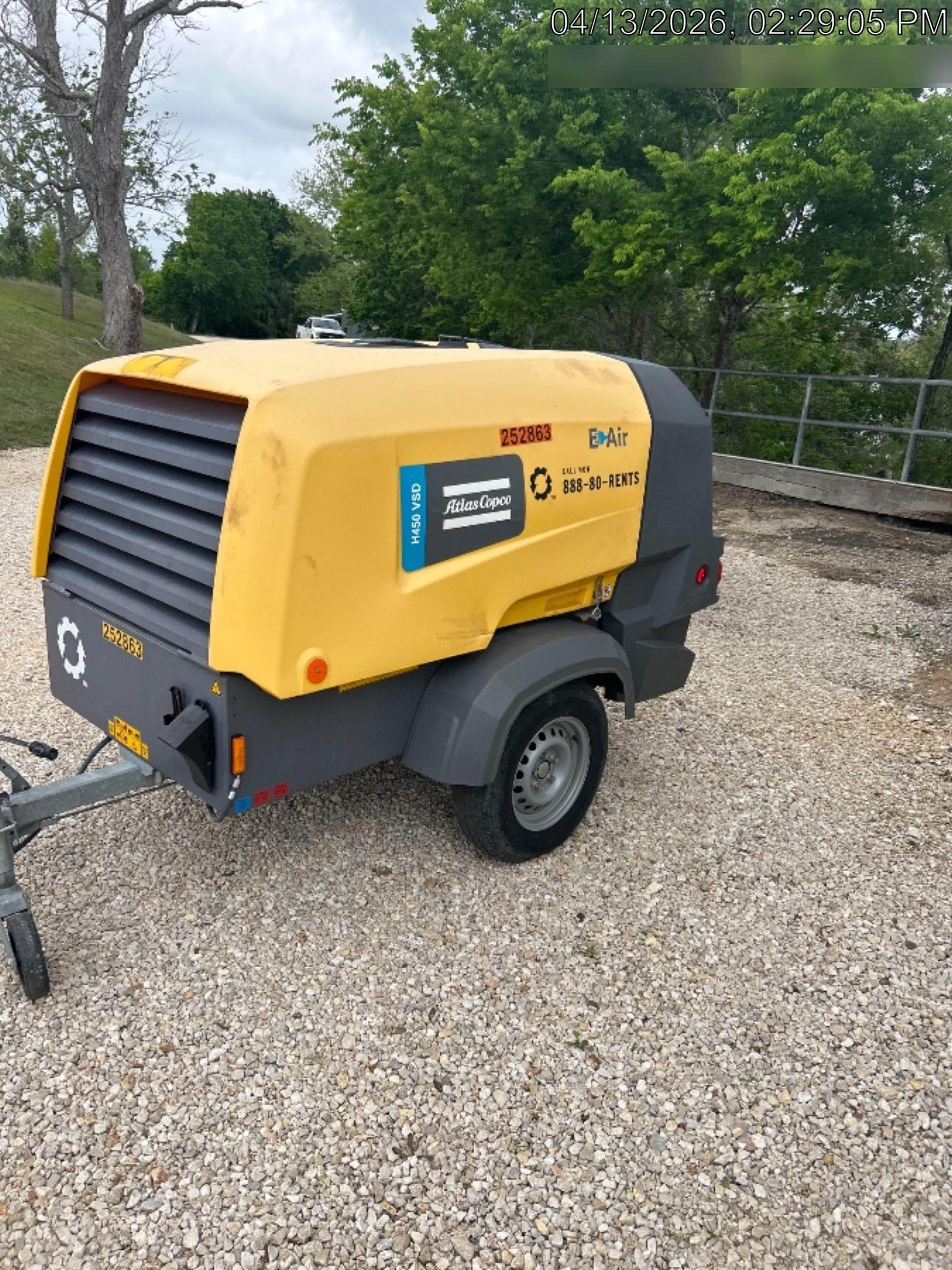 2022 ATLAS COPCO E-AIR H450