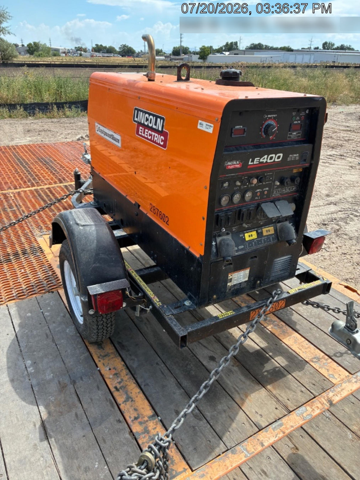2023 Lincoln Electric LE400 Kubota V1505, Trlr, Cable Rack, Light Kit, ES Decals, T3