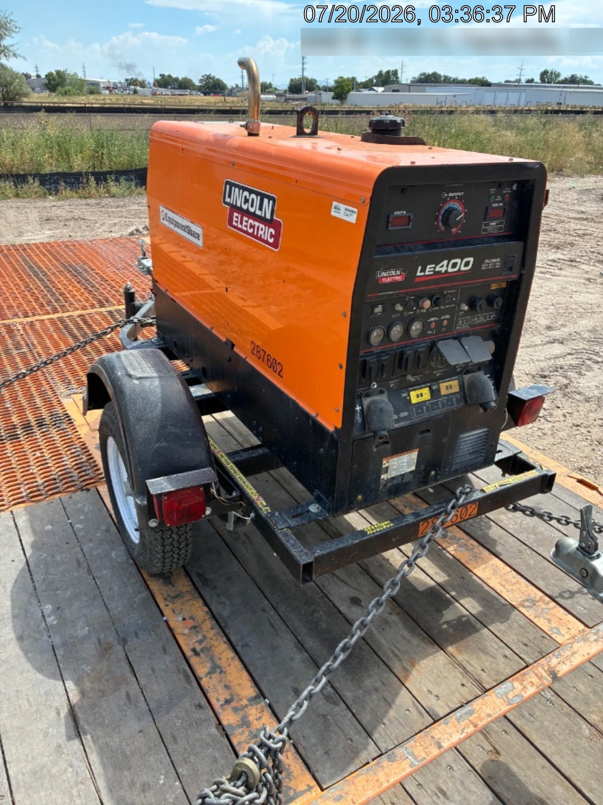 2023 Lincoln Electric LE400 Kubota V1505, Trlr, Cable Rack, Light Kit, ES Decals, T3