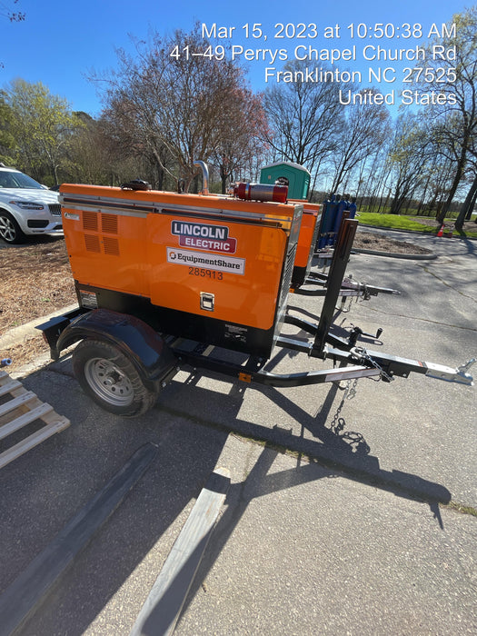 2022 Lincoln Electric LE400 Kubota V1505, Trlr, Cable Rack, Light Kit, ES Decals, T3