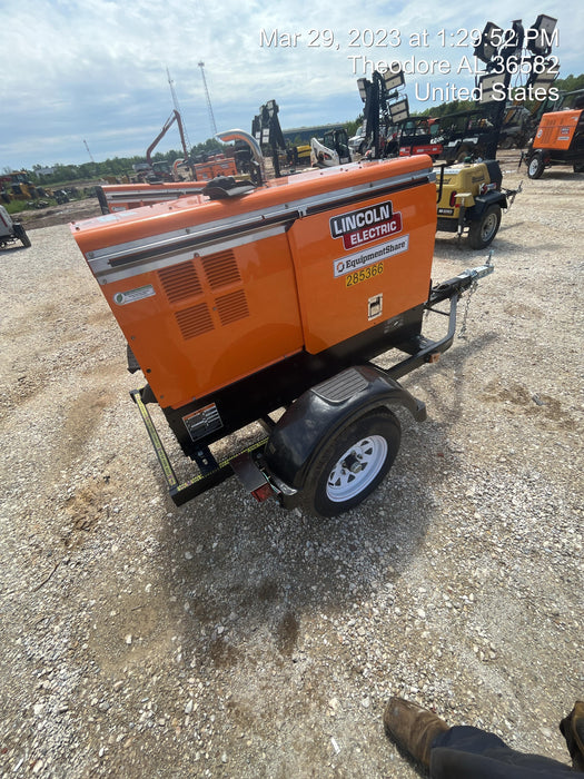 2022 Lincoln Electric LE400 Kubota V1505, Trlr, Cable Rack, Light Kit, ES Decals, T3