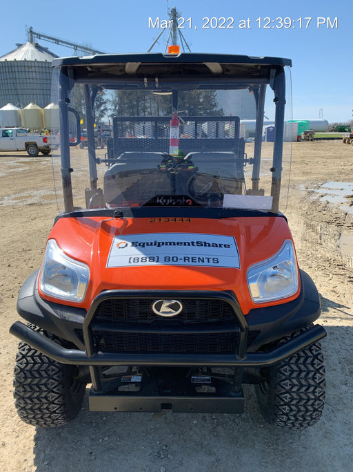 2022 Kubota RTV-X1140W-H Plastic Canopy, Windshield Acrylic Clear, LED Strobe Light, Wire Harness Kit, Back up Alarm
