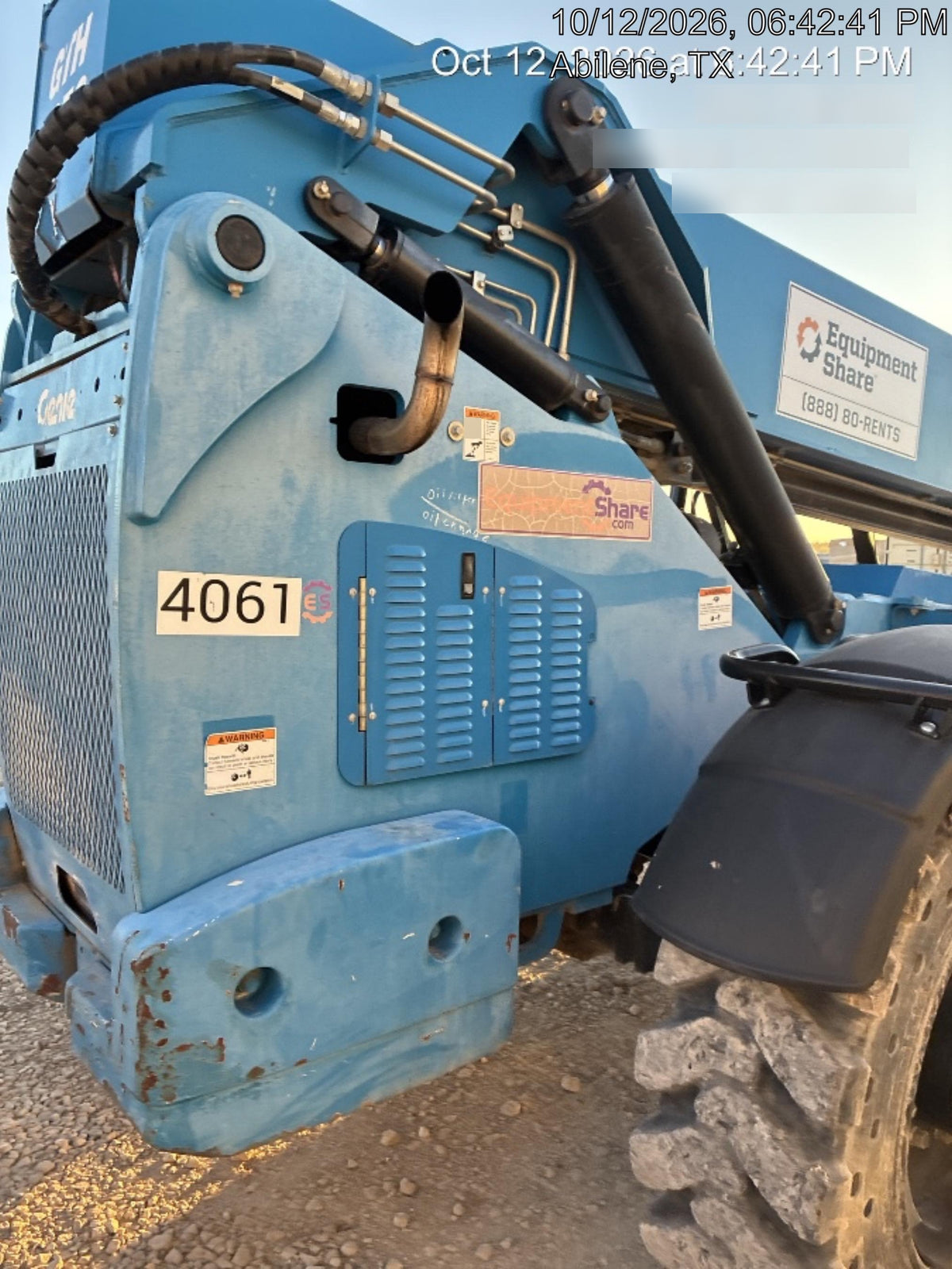 2017 Genie GTH-1056 Genie GTH1056, Solid Tires, 60" carriage, Light Kit, Open ROPS