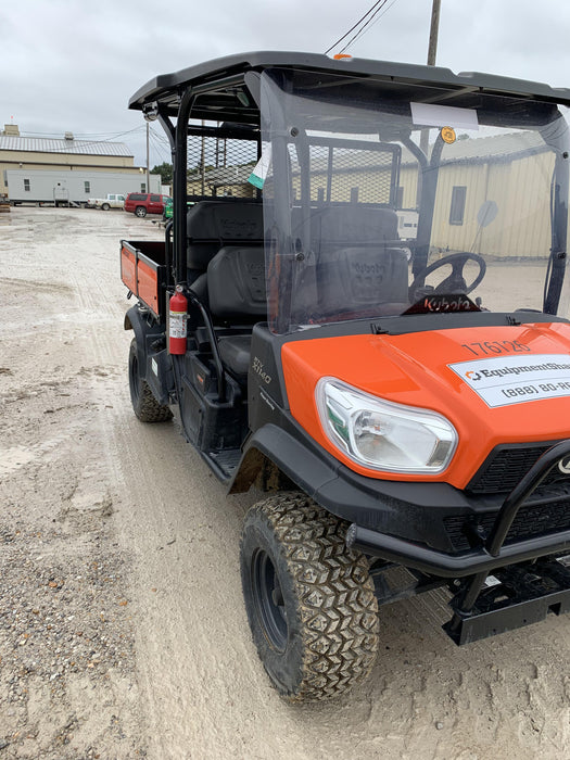 2021 Kubota RTV-X1140W-H Plastic Canopy, Windshield Acrylic Clear, LED Strobe Light, Wire Harness Kit, Back up Alarm