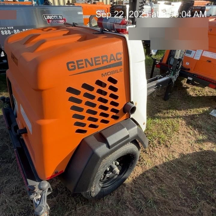 2025 Generac MLTS-4 Diesel, Mitsubishi L2E, 7.1 hp @1800 rpm, Flex Switch 120V Input, Powerzone Controller, (4) 320W LED Lights, 4kW Generator, 39.9 Gal Fuel Tank, 2" Ball