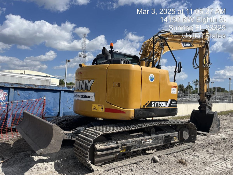 2020 Sany SY155U Cab/Heat/Air