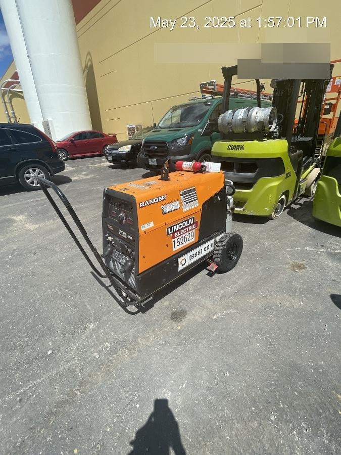 2021 Lincoln Electric Ranger 305 LPG LPG One-Pak (includes undercarriage, tank holder & tank strap) ORANGE