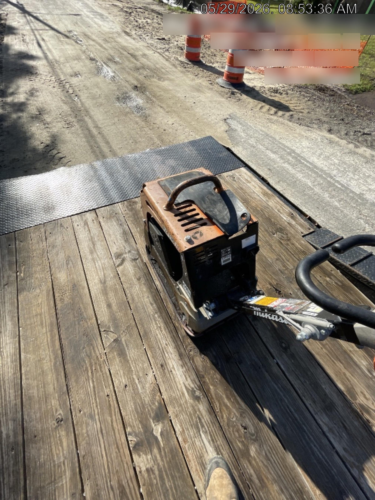 2022 Multiquip MVH158 Honda GX200, 17" Plate, Gas