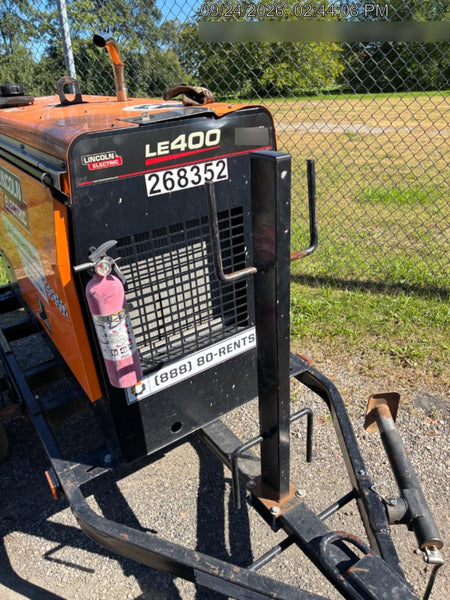 2022 Lincoln Electric LE400 Kubota V1505, Trlr, Cable Rack, Light Kit, ES Decals, T3