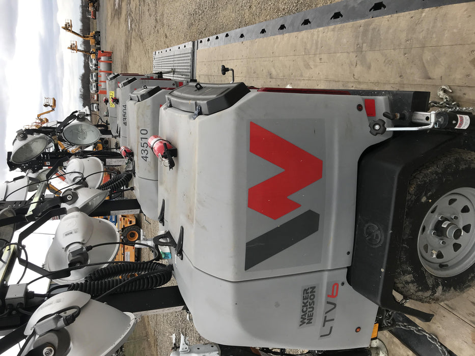 2019 Wacker Neuson LTV6L-MH Wacker Neuson LTV6L Mobile Light Tower w/Fuel Level Sensor Installed