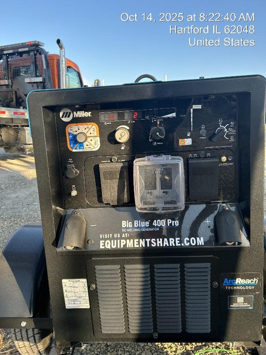 2025 MILLER ELECTRIC BIG BLUE 400
