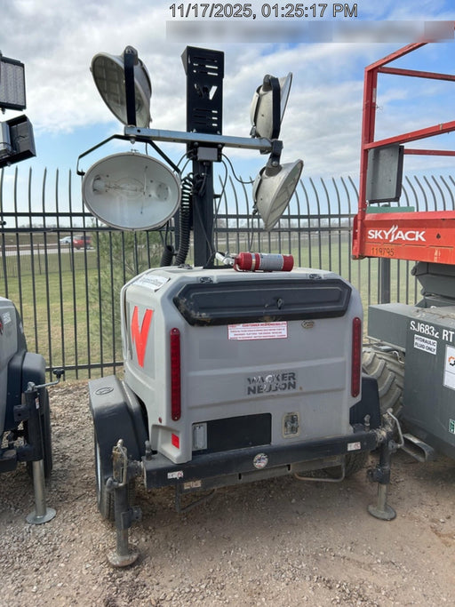 2018 Wacker Neuson LTV6L-MH Wacker Neuson LTV6L Mobile Light Tower w/Fuel Level Sensor Installed