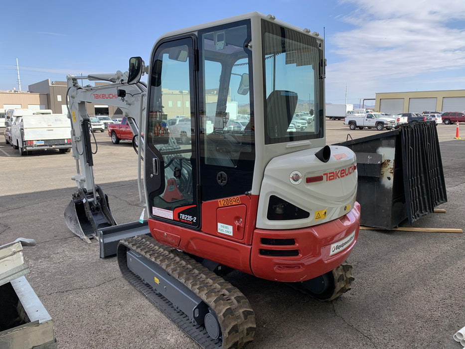 2020 Takeuchi TB-235-2CR Cab/Heat/Air, Rubber Tracks, Manual TAG QC