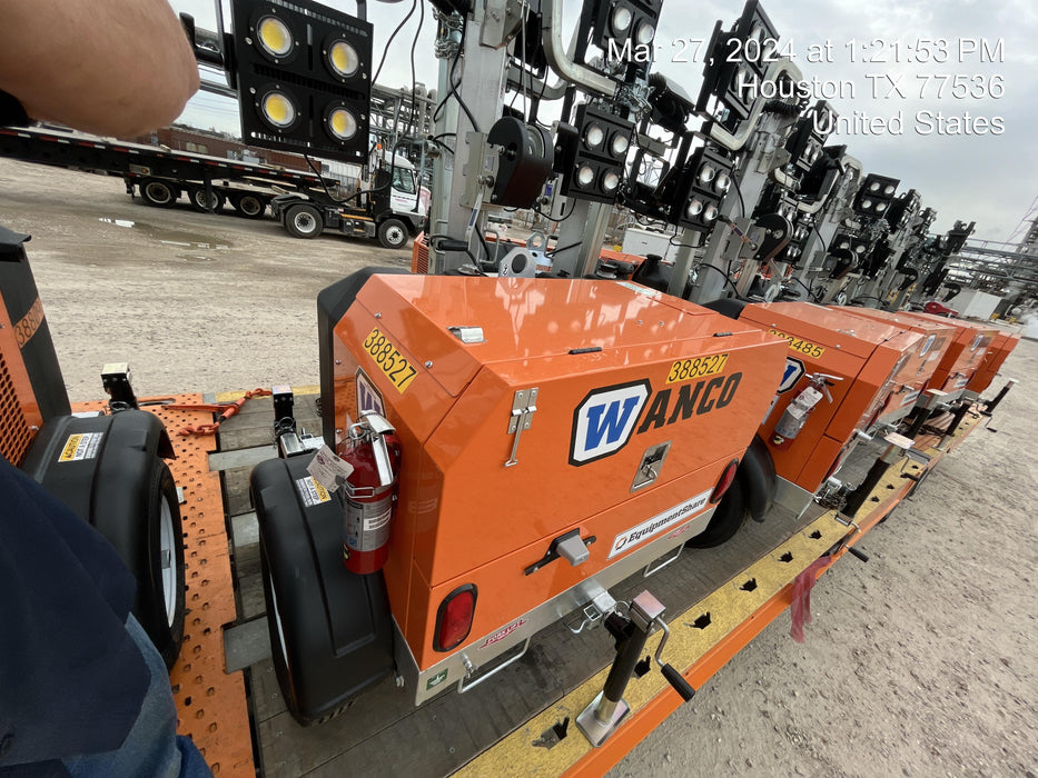 2024 Wanco WLTT-4MM4K Diesel, Deep Sea Controller, Shore Power Plug, Auto Start, (4) 350W LED Floodlights, 4kW Generator, 60 Gal Fuel Tank, 2" Ball, T3