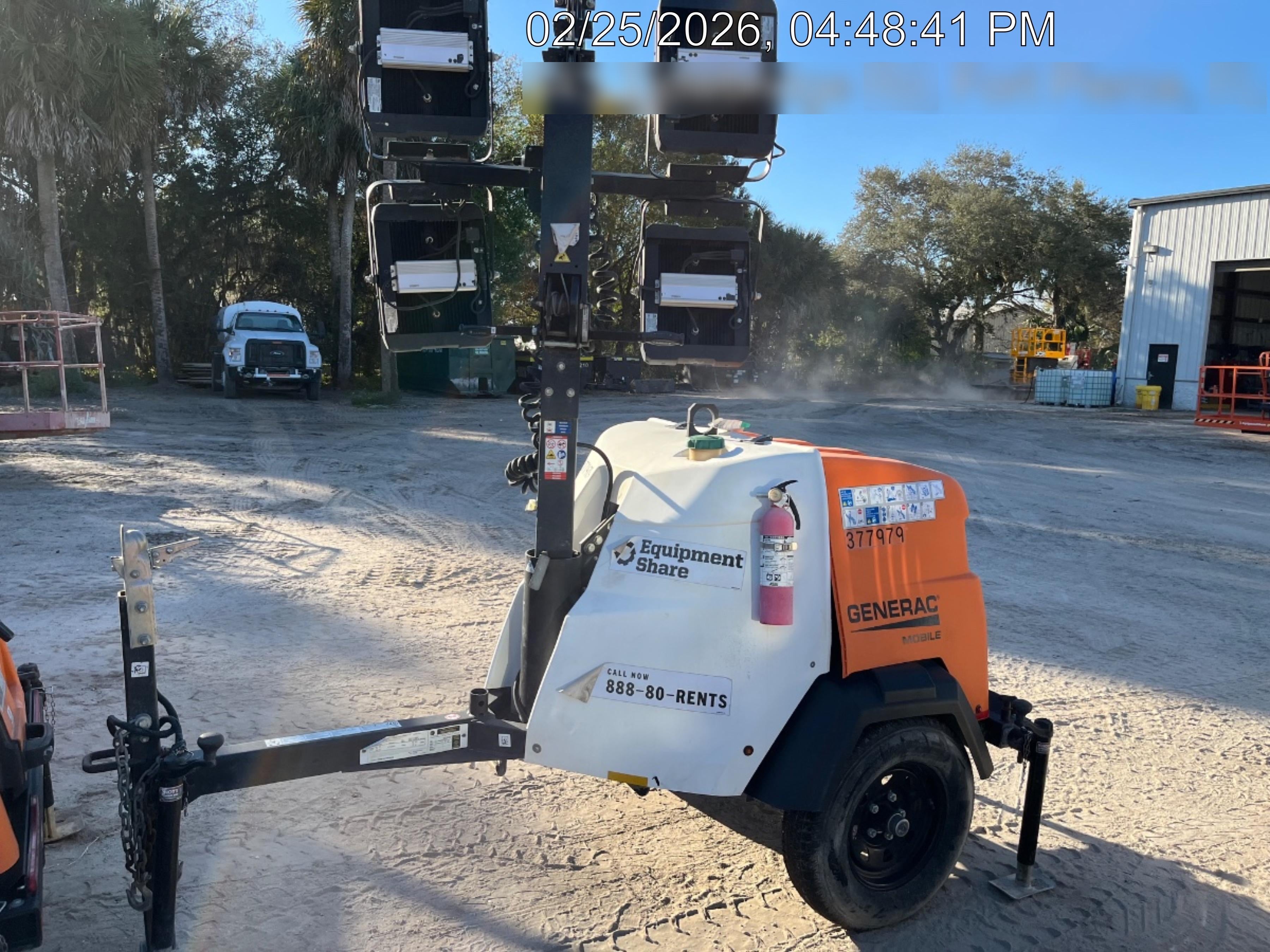 2023 Generac MLT2 Diesel, Flex Switch 120V Input, Powerzone Controller, 
(4) 320W LED Lights, 4kW Generator, 39.9 Gal Fuel Tank, 2" Ball, T3