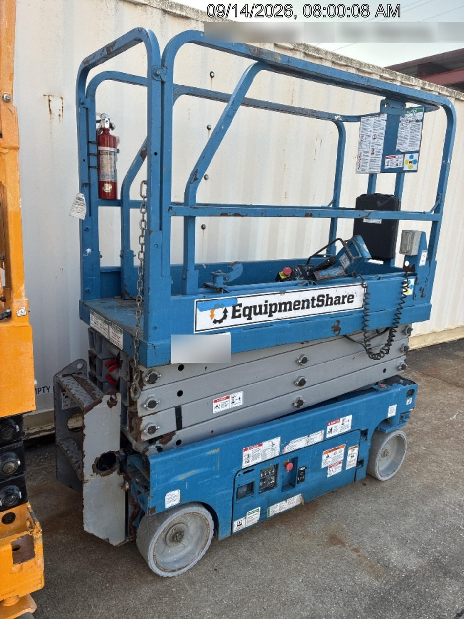 2018 Genie GS-1930 Genie GS-1930 Scissor Lift w/Standard Options