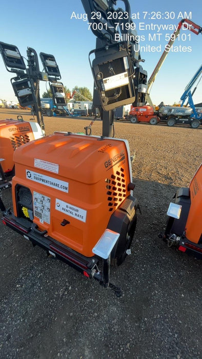 2023 Generac MLT2 Diesel, Flex Switch 120V Input, Powerzone Controller, (4) 320W LED Lights, 4kW Generator, 39.9 Gal Fuel Tank, 2" Ball, T3