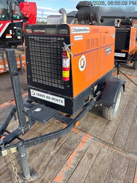 2021 Lincoln Electric Vantage 549X Ready Pak 3, ORANGE (includes trailer, cable rack, fender light kit)