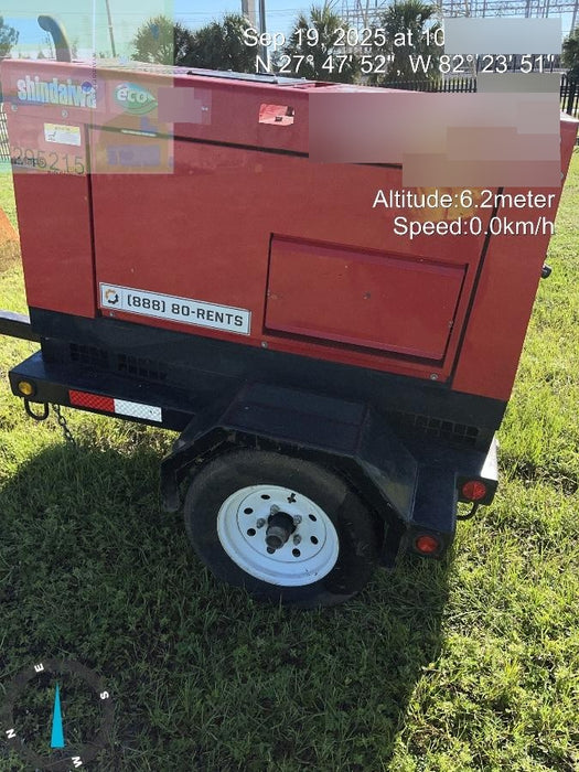 2023 Shindaiwa DGW400MDL Kubota D902 Engine, 23 HP, Dual Op Welder, Wire, Arc, Droop Stick, Tig, and CC Stick Functionality, Simulphase, 3 Phase and 1 Phase Gen Output, Single Axle NB Trlr, Slr Trckl Chrg 12V 12W, Fire Ext