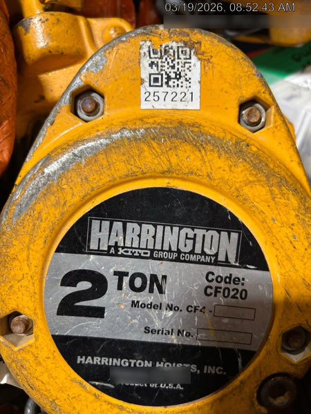 2022 HARRINGTON CF020-20
