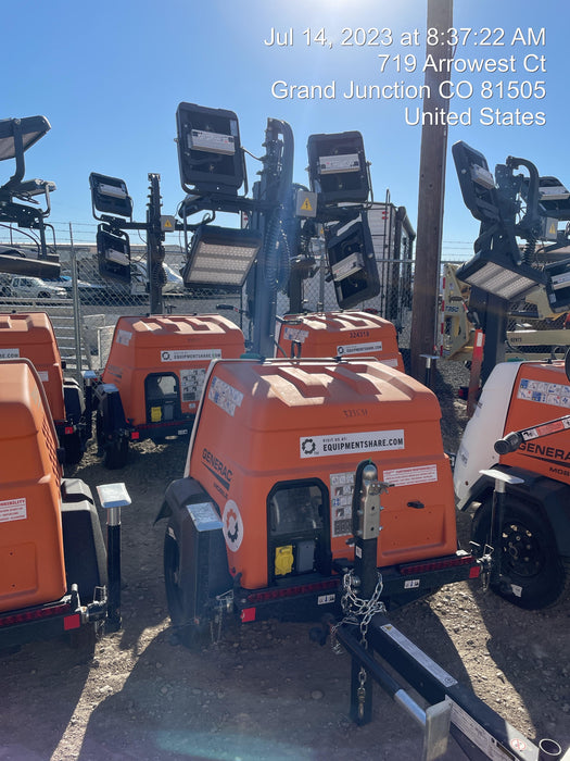 2023 Generac MLT2 Diesel, Flex Switch 120V Input, Powerzone Controller, (4) 320W LED Lights, 4kW Generator, 39.9 Gal Fuel Tank, 2" Ball, T3