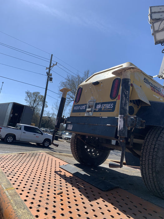 2022 Allmand NLV3GR (4) LED Light Fixture 350W, 23' Vertical Mast, 3kW Prime, Towable, Deep Sea L401, Leveling Jacks, Yanmar T4F 5.8hp