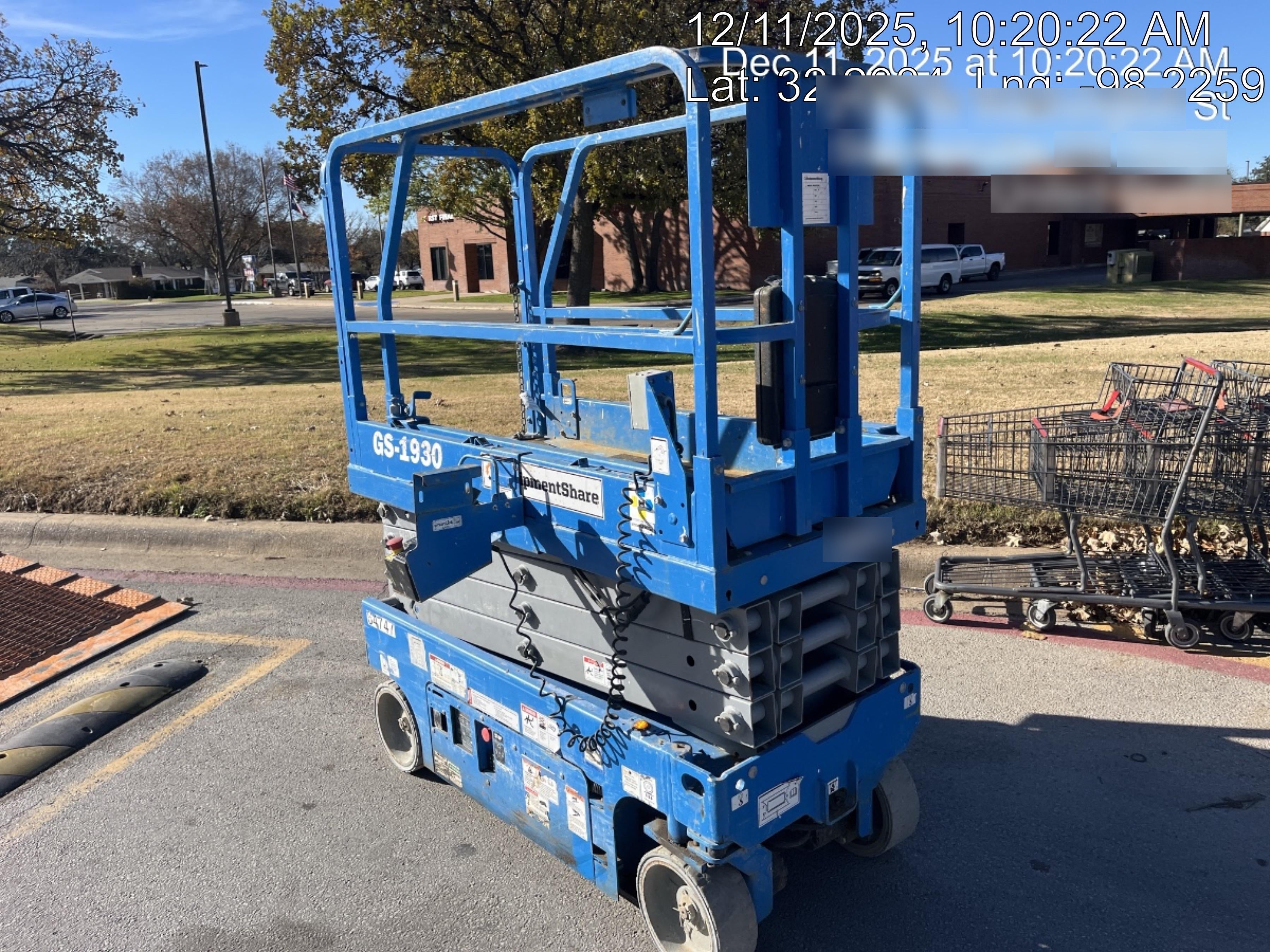 2020 Genie GS-1930 Standard Machine