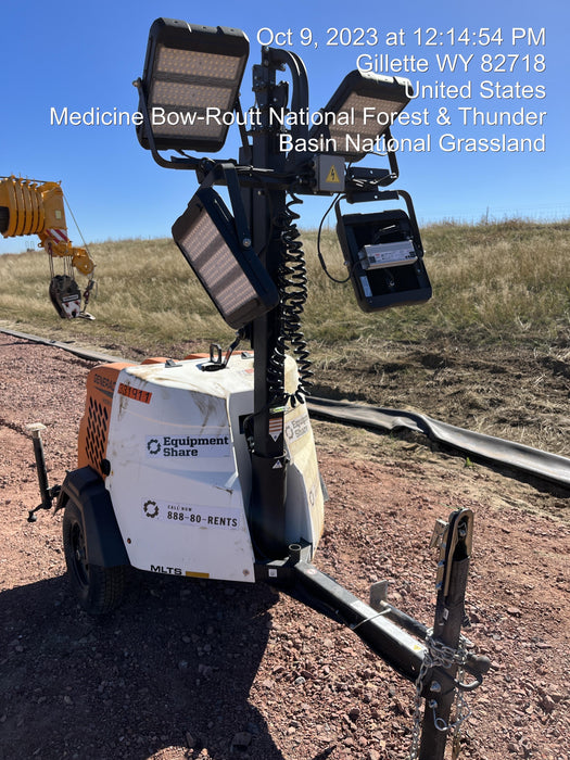 2023 Generac MLT2 Diesel, Flex Switch 120V Input, Powerzone Controller, (4) 320W LED Lights, 4kW Generator, 39.9 Gal Fuel Tank, 2" Ball, T3