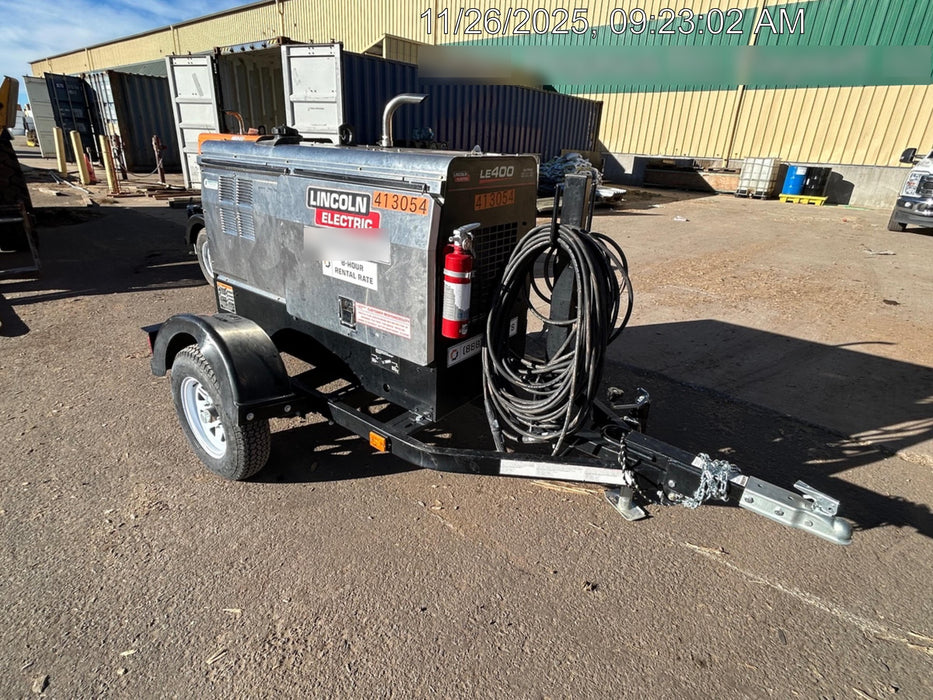 2024 Lincoln Electric LE400 Kubota V1505, Trlr, Cable Rack, Light Kit, ES Decals, T3