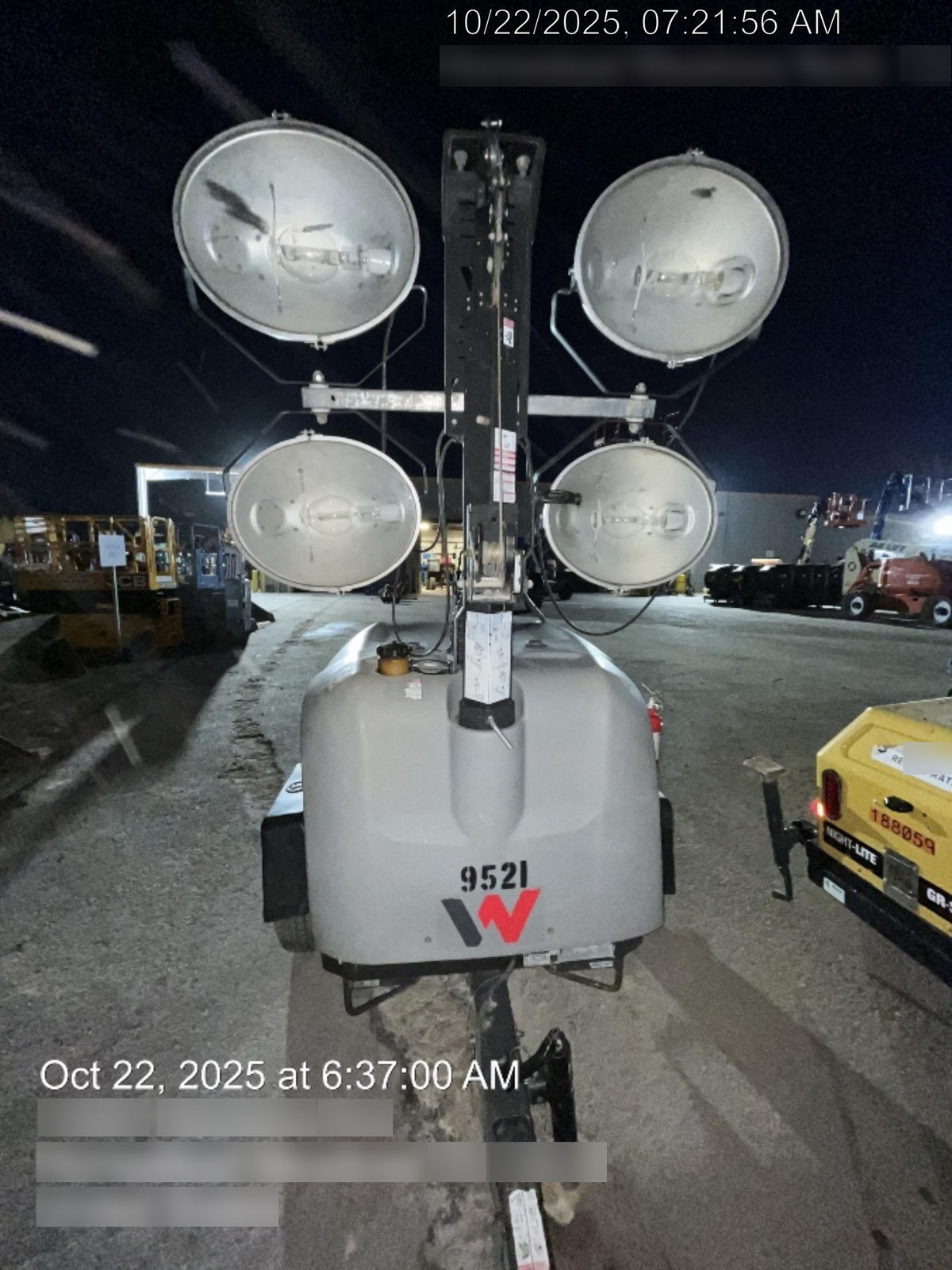 Wacker Neuson LTV6K-MH Wacker Neuson LTV6L Towable Light Tower
