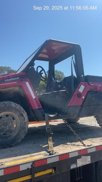 2021 Yanmar YU1000 Canopy, Steel Wheel, Poly WindShield, Beacon, Backup Alarm