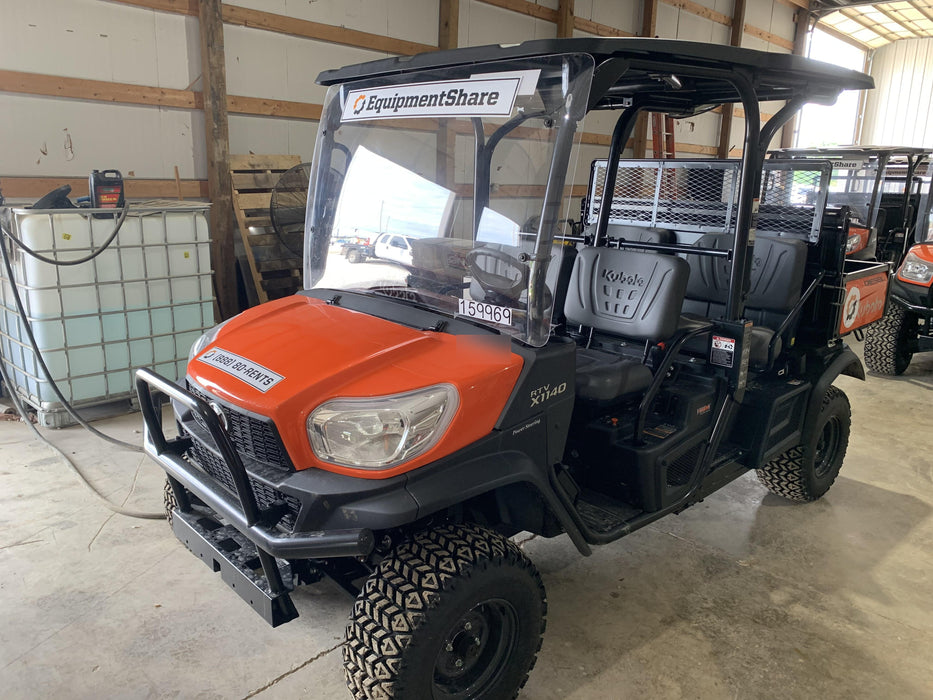 2021 Kubota RTV-X1140W-H Plastic Canopy, Windshield Acrylic Clear, LED Strobe Light, Wire Harness Kit, Back up Alarm