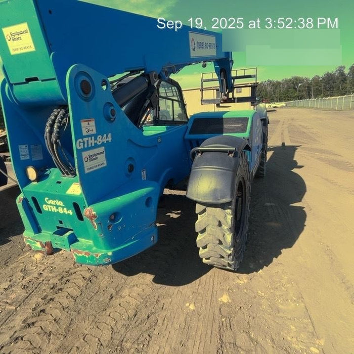 2020 Genie GTH-844 Cab/Heat/Air, Solid Tires, Work Lights, Beacon, Aux Hydraulics, Back up Alarm, Lifting Eye