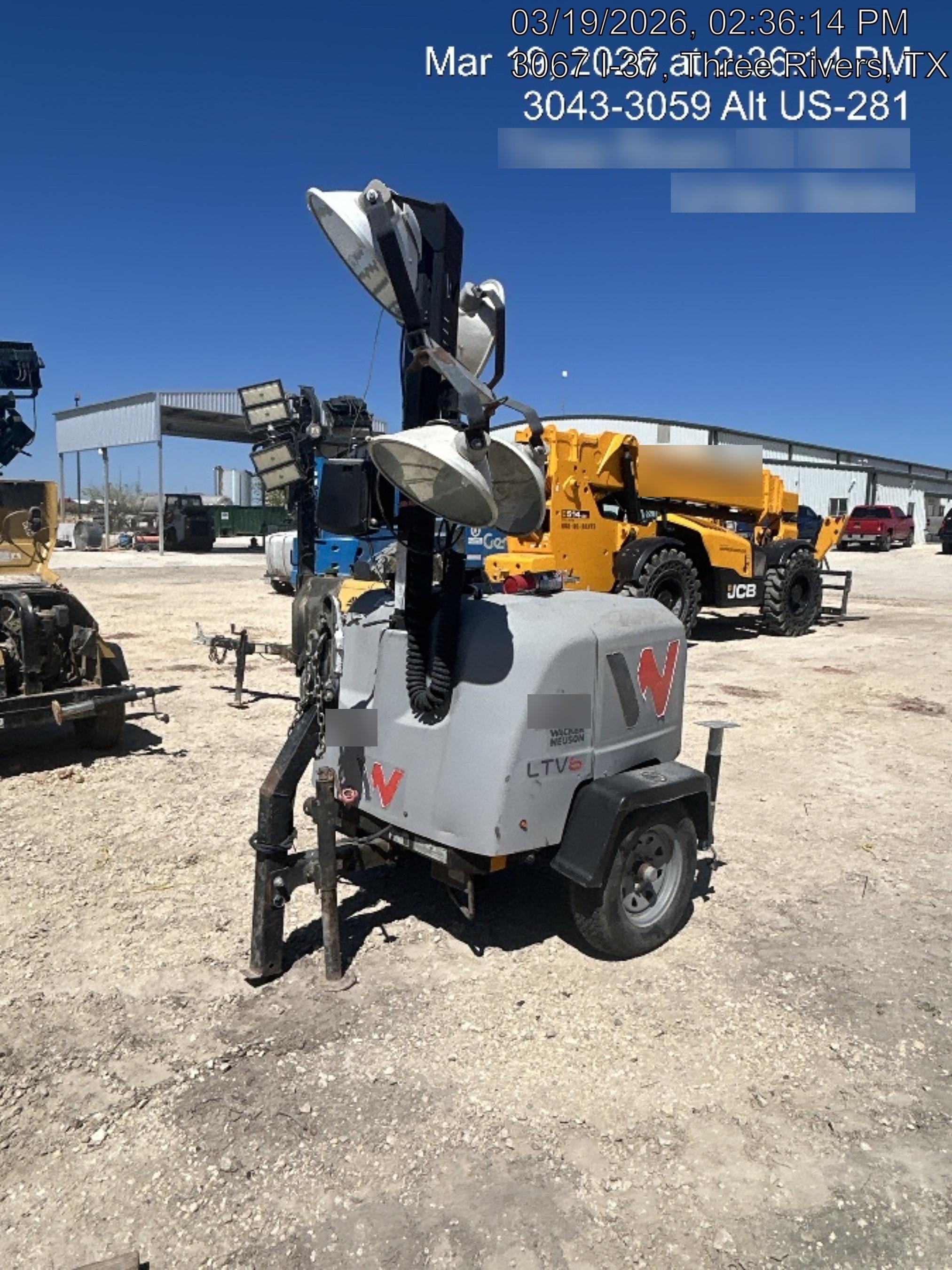 Wacker Neuson LTV6K-MH Power mast, 1100W MH