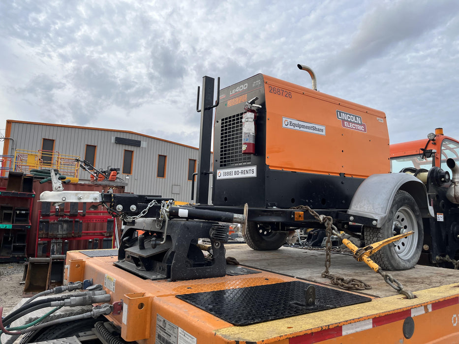 2022 Lincoln Electric LE400 Kubota V1505, Trlr, Cable Rack, Light Kit, ES Decals, T3