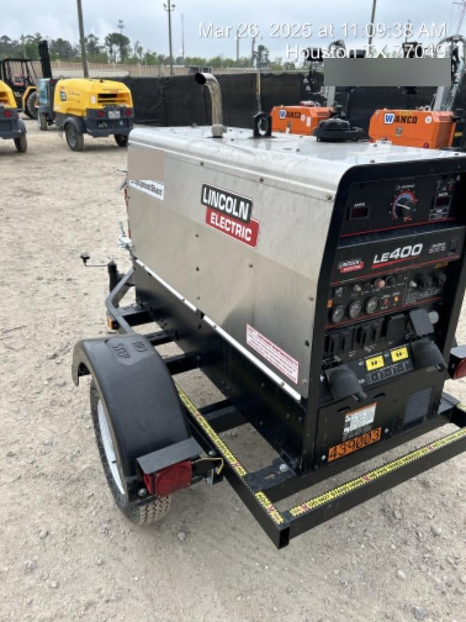 2024 Lincoln Electric LE400 Kubota V1505, Trlr, Cable Rack, Light Kit, ES Decals, T3