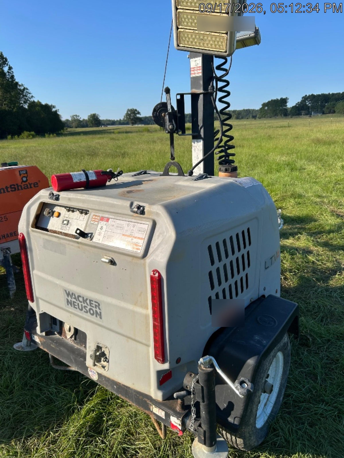 2020 Wacker Neuson LTV6K LTV6K-METAL HALIDE LIGHT TOWER, 60HZ, KUBOTA, LED 300