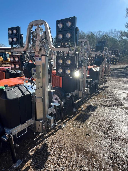 2025 Wanco WLTT-4MM4K Diesel, Mitsubishi L2E, 9.0HP @1800 rpm, Deep Sea Controller, Shore Power Plug, Auto Start, (4) 350W LED Floodlights, 4kW Generator, 60 Gal Fuel Tank, 2" Ball, T3