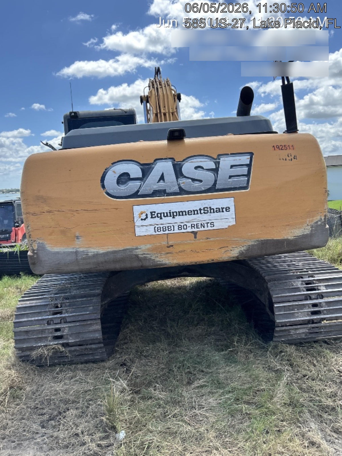2015 Case CX210C CAB A/C, 9'-8" ARM, STEEL TRACKS, AUX HYD, THUMB