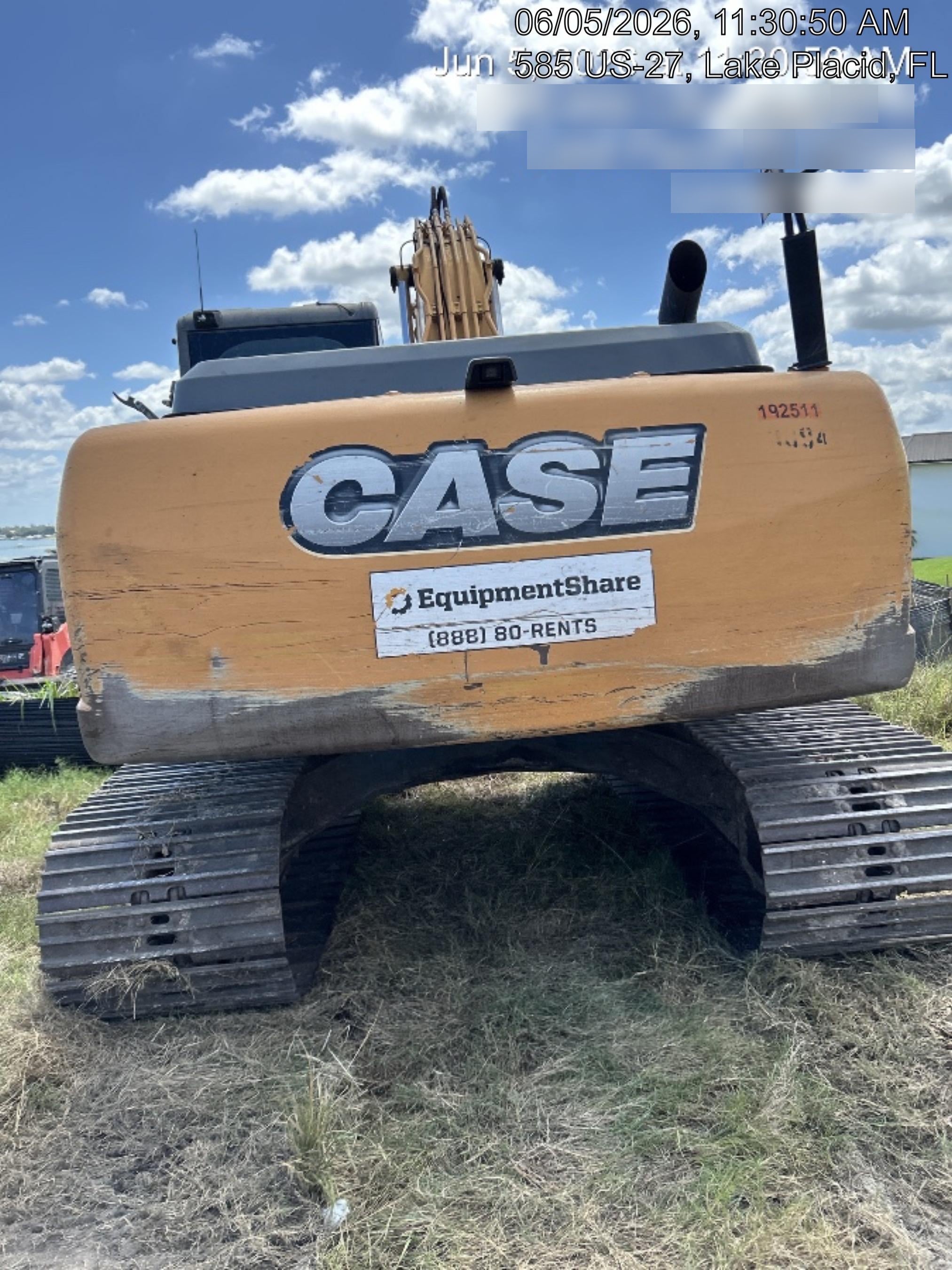 2015 Case CX210C CAB A/C, 9'-8" ARM, STEEL TRACKS, AUX HYD, THUMB