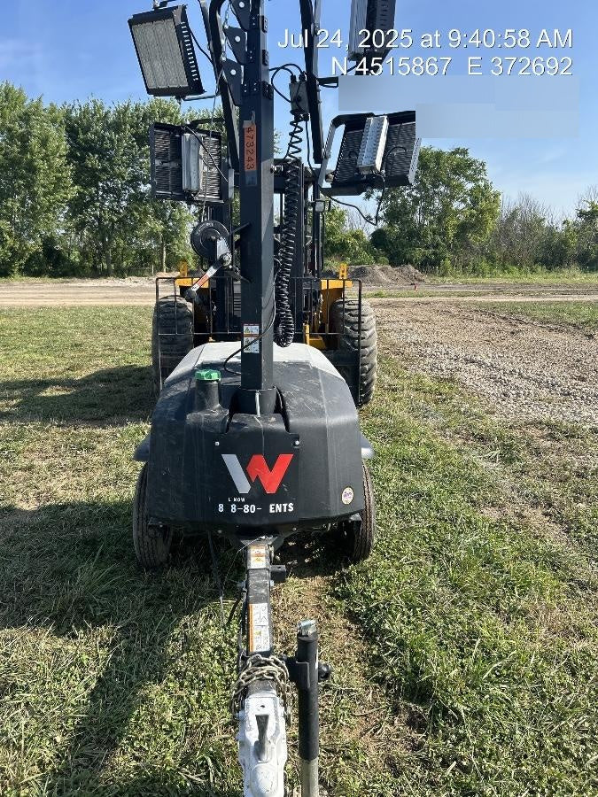2024 Wacker Neuson LTT4 Diesel, Kohler KDW702, Deep Sea Controller, Auto Start, LED 320W, Bypass Outlet, T3