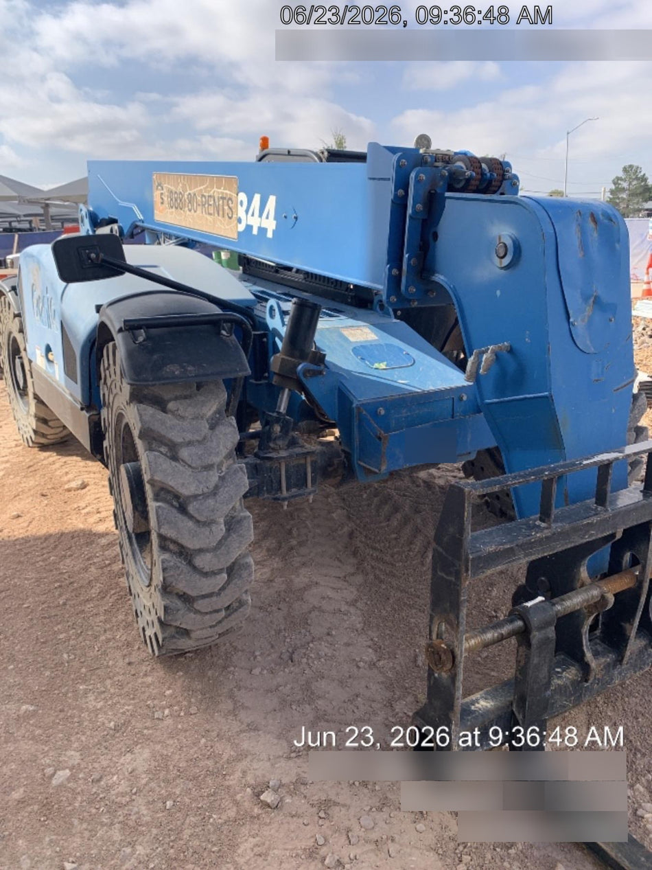 2018 Genie GTH-844 Genie GTH-844 w/Open ROPS, Solid Tires, beacon/work lights, 60" carriage/forks