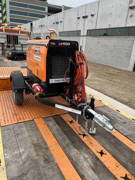 2022 Lincoln Electric LE400 Kubota V1505, Trlr, Cable Rack, Light Kit, ES Decals, T3