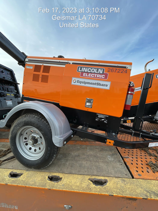 2022 Lincoln Electric LE400 Kubota V1505, Trlr, Cable Rack, Light Kit, ES Decals, T3