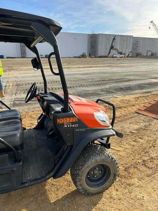 2022 Kubota RTV-X1140W-H Plastic Canopy, Windshield Acrylic Clear, LED Strobe Light, Wire Harness Kit, Back up Alarm