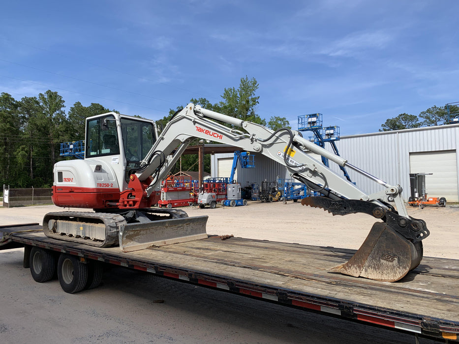 2020 Takeuchi TB250-2C Cab/Heat/Air, Rubber Tracks, Manual TAG QC