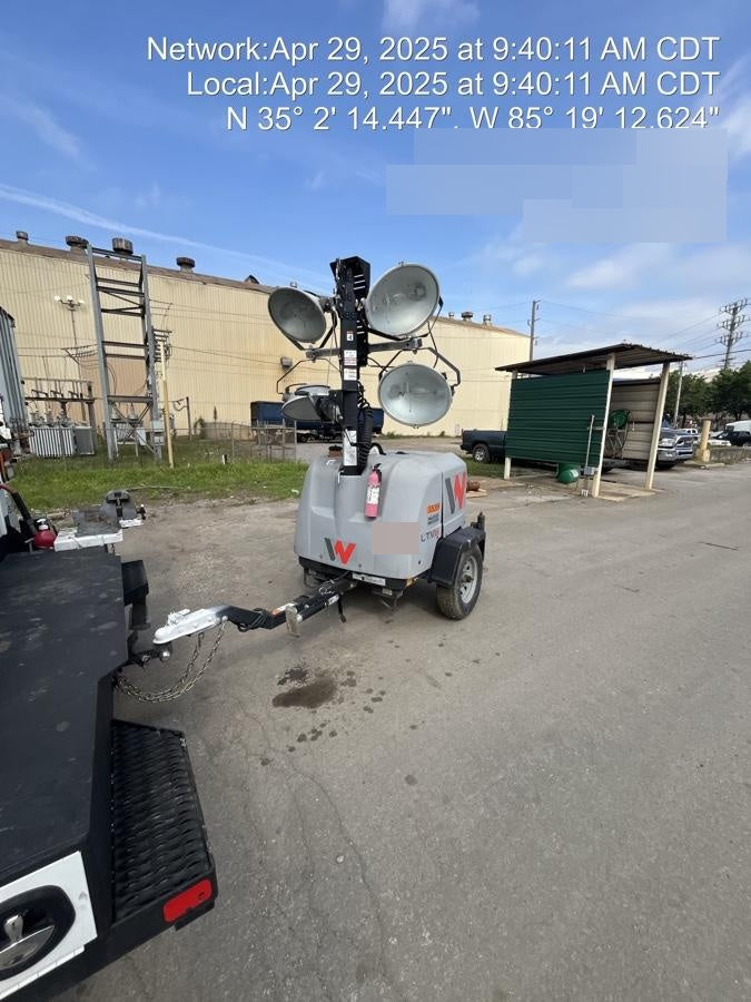 2019 Wacker Neuson LTV6L-MH Wacker Neuson LTV6L Mobile Light Tower w/Fuel Level Sensor Installed