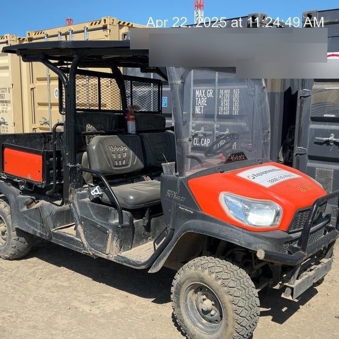 Kubota RTV-X1140W-H Plastic Canopy, Windshield Acrylic Clear, LED Strobe Light, Wire Harness Kit, Back up Alarm