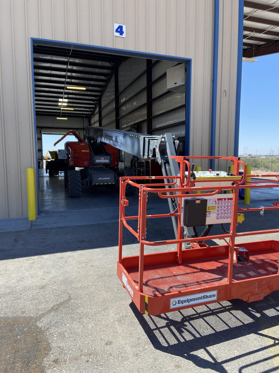 2020 Skyjack SJ86T+ Deutz Diesel, 4wd, FF Tires, Inward Self Closing Gate, Tool Tray, Beacon, 12kW Generator